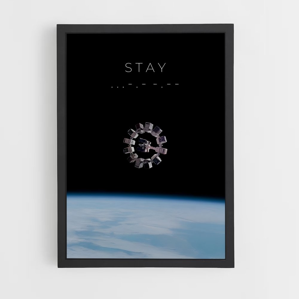 Poster Interstellar art fascinant – affiche Art spatial (vue 2)